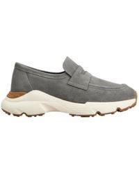 Tod's - Sporty Suede Trainers - Lyst