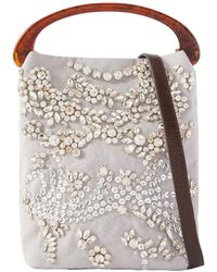 Dries Van Noten - Embellished Woven Shoulder Bag - Lyst