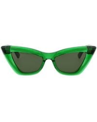 Bottega Veneta - Eyewear Cat-Eye Frame Sunglasses - Lyst