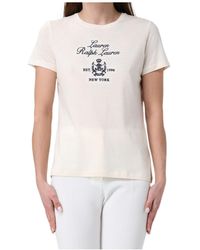 Ralph Lauren - Lauren Crest Logo T-Shirt - Lyst