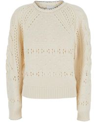 Isabel Marant - Étoile Open-Knit Knitted Sweater - Lyst