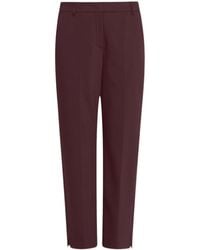Marella - Stretch Cotton-Blend Trousers - Lyst