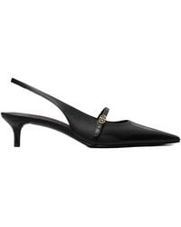 Tory Burch - Double T Buckle Mary Jane Slingback Pumps - Lyst
