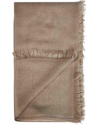 Brunello Cucinelli - Frayed Edge Scarf - Lyst