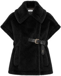 Max Mara - Belted Faux-Fur Gilet - Lyst
