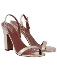 Paris Texas - Bea 100 Mirrored Leather Sandals - Lyst