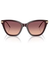 Emporio Armani - Cat Eye Frame Sunglasses - Lyst