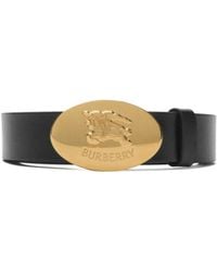Burberry - Reversible Oval Knight Stamp Belt - Lyst