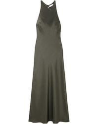 Blazé Milano - Skyros Satin Midi Dress - Lyst