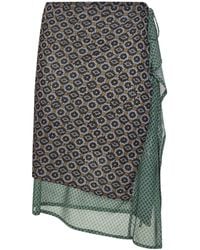 Dries Van Noten - Asymmetrical Skirt - Lyst