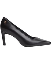 Tommy Hilfiger - Pointed Logo Pumps - Lyst