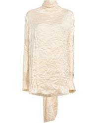 KHAITE - Bex Wrinkled Blouse - Lyst