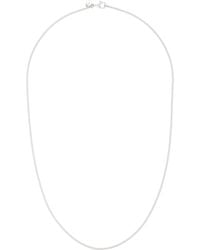 Tom Wood - Curb Chain Slim Necklace - Lyst