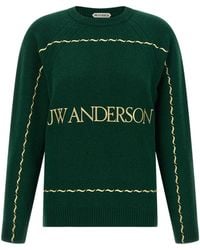 JW Anderson - Jw Anderson Wave Logo Knitted Sweater - Lyst