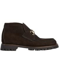 Gucci - Horsebit Ankle Boots - Lyst