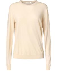 The Row - Round-Collar And Long-Sleeved Sweater - Lyst