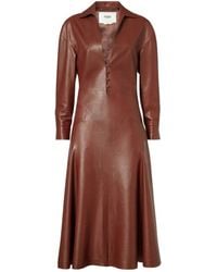 Fendi - Leather Dress - Lyst