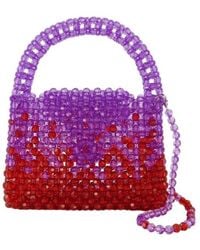 Germanier - Bead-Embellished Top Handle Bag - Lyst