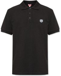 KENZO - Polo With Logo Patch - Lyst
