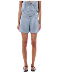 Miu Miu - Satin Boxer Shorts - Lyst