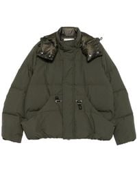 Sacai - High Neck Hooded Puffer Jacket - Lyst