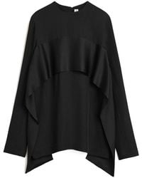 TOTEME - Totême Rear-Tie Fastened Long-Sleeved Top - Lyst
