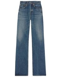 Saint Laurent - Clyde Straight Leg Jeans - Lyst