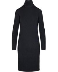 Bottega Veneta - Open Back Turtleneck Knitted Dress - Lyst