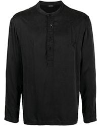 Tom Ford - Long-Sleeved Half Buttoned Pyjama Shirt - Lyst