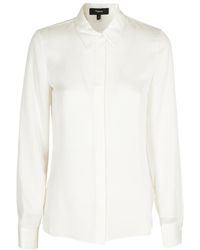 Theory - Georgette Fitted Shirt - Lyst