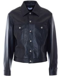 Bottega Veneta - Button-Up Long-Sleeved Jacket - Lyst