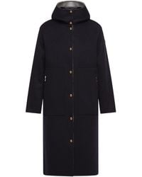 Moncler - Anthrene 3-In-1 Wool Cashmere Blend Hooded Down Jacket - Lyst