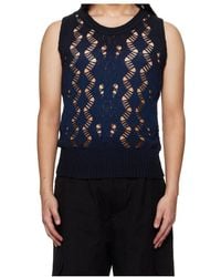 Egonlab - Textured Knit Vest - Lyst