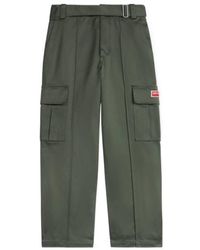 KENZO - Belted Cargo Pants - Lyst