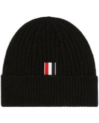 Thom Browne - 4-Bar Stripe Beanie - Lyst