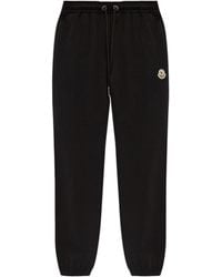 Moncler - Logo Patch Drawstring Track Pants - Lyst