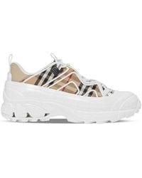 Burberry - Arthur Vintage Check Sneakers - Lyst