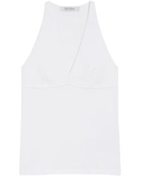 Max Mara - Armida1234 V-Neck Sleeveless Top - Lyst