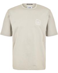 C.P. Company - Logo Crew Neck T-Shirt - Lyst