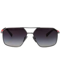 Prada Linea Rossa - Prada Eyewear Aviator Sunglasses - Lyst
