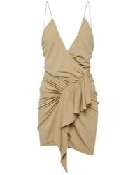 Alexandre Vauthier - Draped Ruffled Wrap Dress - Lyst