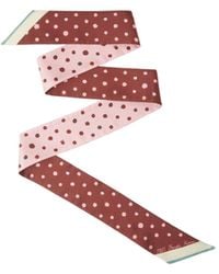Fendi - Falena Dots Printed Wrappy Scarf - Lyst
