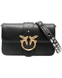 Pinko - Mini Love Slouchy Shoulder Bag - Lyst
