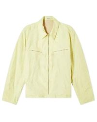 AURALEE - Lapel Zip-Up Casual Jacket - Lyst