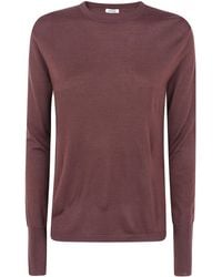 Aspesi - Fine Knit Crew Neck Sweater - Lyst