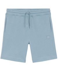 BOSS - Drawstring Logo-Detail Shorts - Lyst