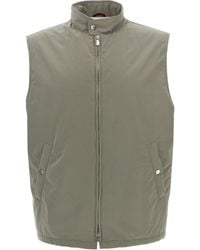 Brunello Cucinelli - High-Neck Zipped Gilet - Lyst