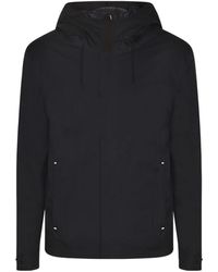 Woolrich - Hooded Quilted Jacket - Lyst