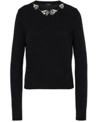 Giambattista Valli - Crew Neck Knit Sweater - Lyst