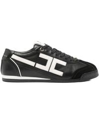 Elisabetta Franchi - Low-Top Lace-Up Sneakers - Lyst